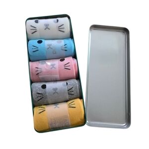 Fun Cat Socks 5 Pairs